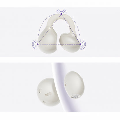 Handsfree Bluetooth Monster AirClip AC200, TWS, Ljus Creme