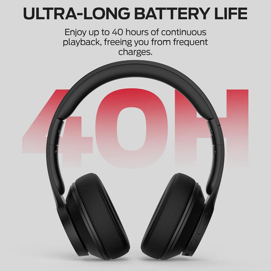 Handsfree Bluetooth Monster Mission 100, MultiPoint, A2DP, ANC, Svart