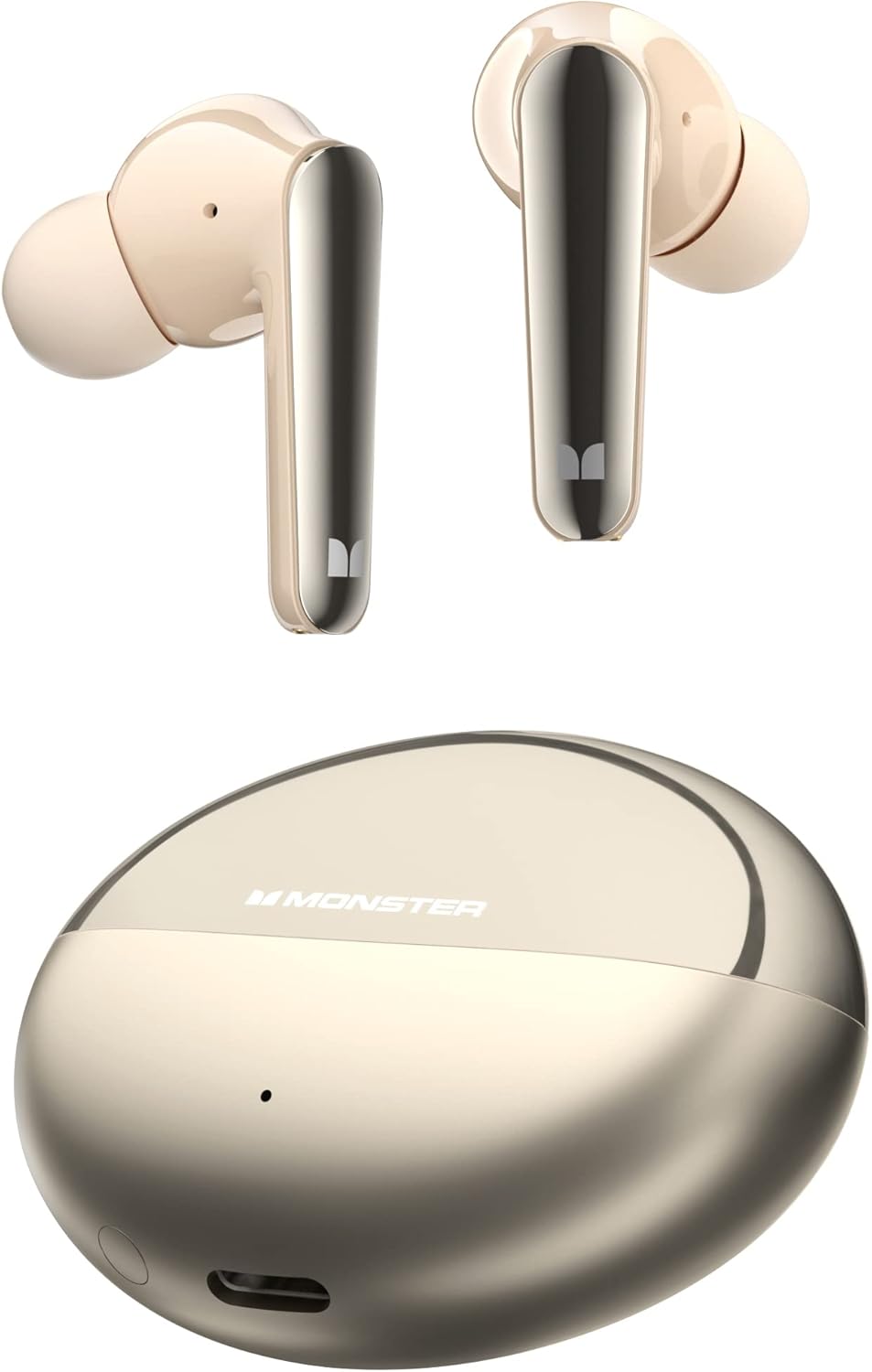 Handsfree Bluetooth Monster N-Lite 203 AirLinks, TWS, Guld