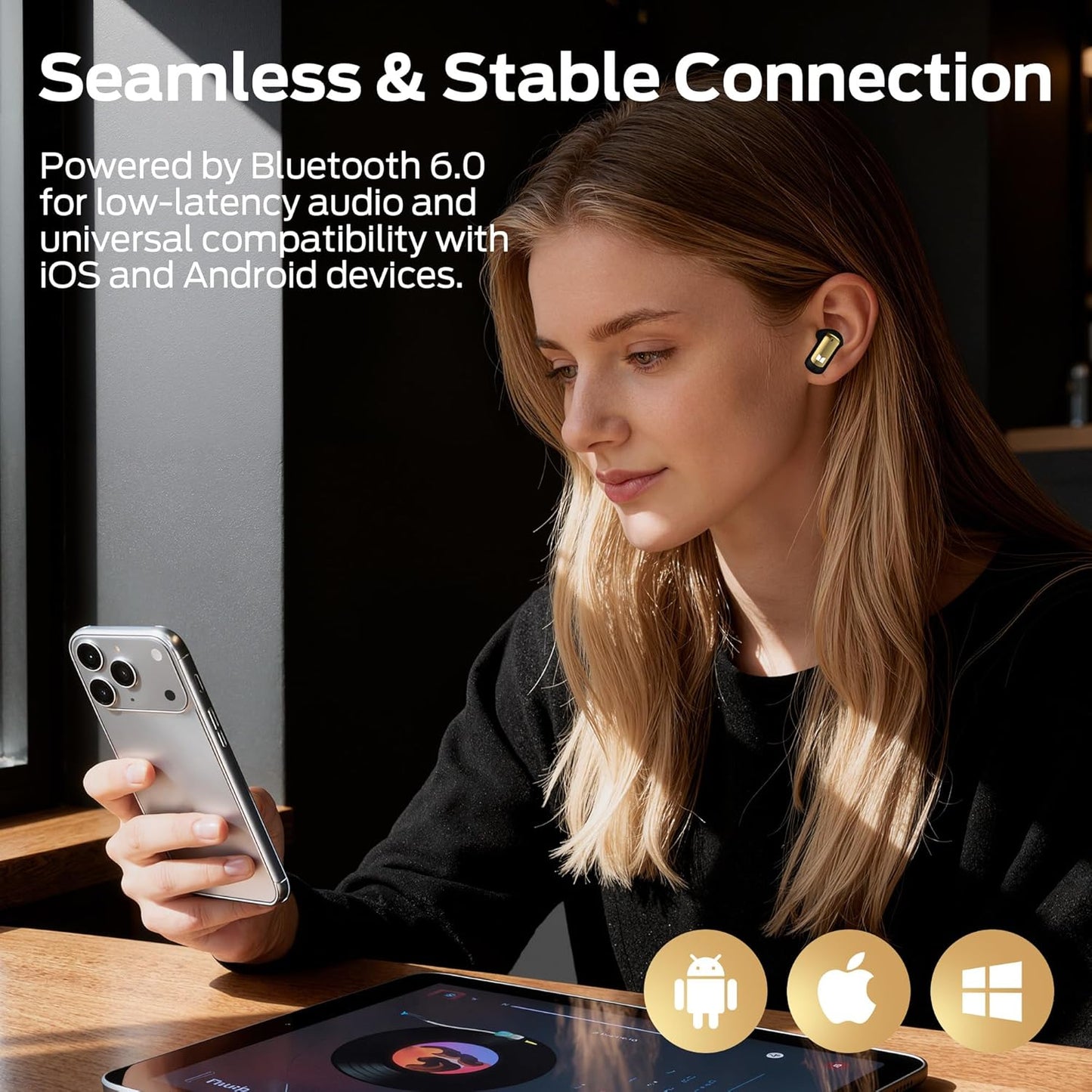 Handsfree Bluetooth Monster N-Lite 217, TWS, Svart