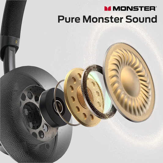 Bluetooth-handsfree Monster N-tune mini 02, A2DP, ANC, Svart