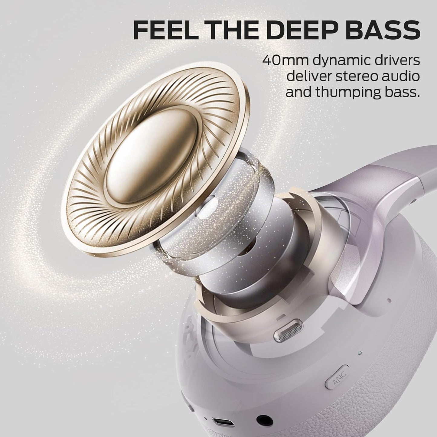 Handsfree Bluetooth Monster Persona 5th, MultiPoint, A2DP, ANC, Lila