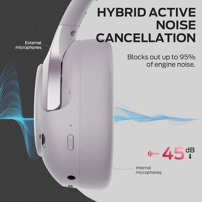 Handsfree Bluetooth Monster Persona 5th, MultiPoint, A2DP, ANC, Lila
