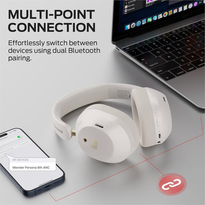 Handsfree Bluetooth Monster Persona 6th, MultiPoint, A2DP, ANC, Vit