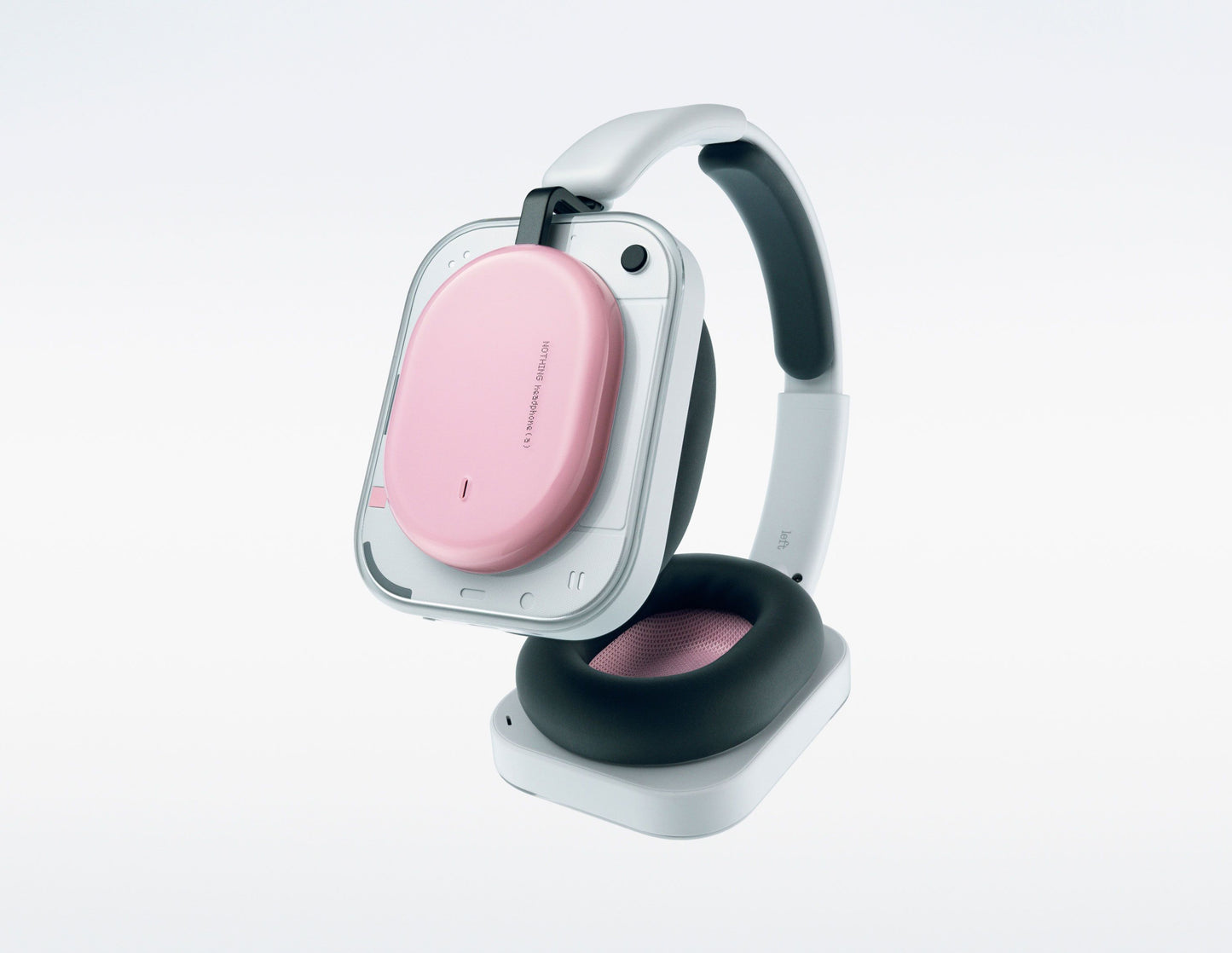 Handsfree Bluetooth Nothing Headphone (a), MultiPoint, A2DP, ANC, Rosa