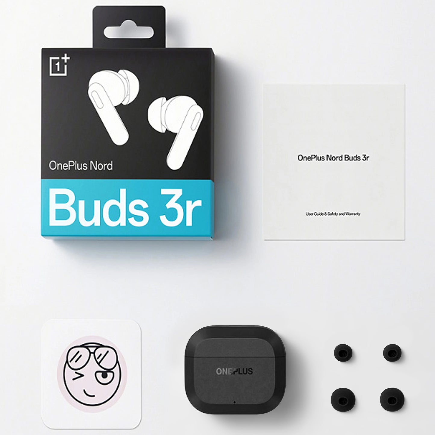 Handsfree Bluetooth OnePlus Nord Buds 3R, TWS, MultiPoint, Svart 5481159039