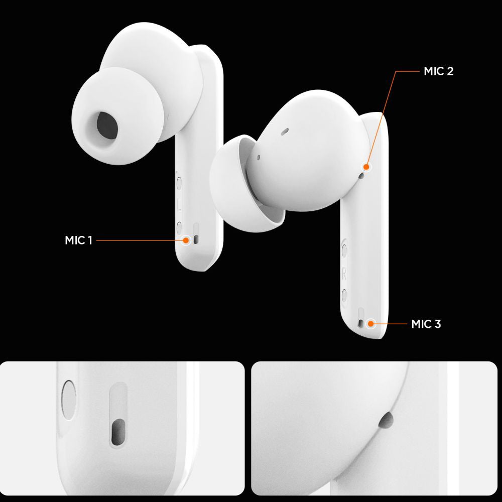 Handsfree Bluetooth Spigen SA2402, TWS, ANC, Vit ASD07964