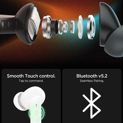 Handsfree Bluetooth Spigen SA2402, TWS, ANC, Vit