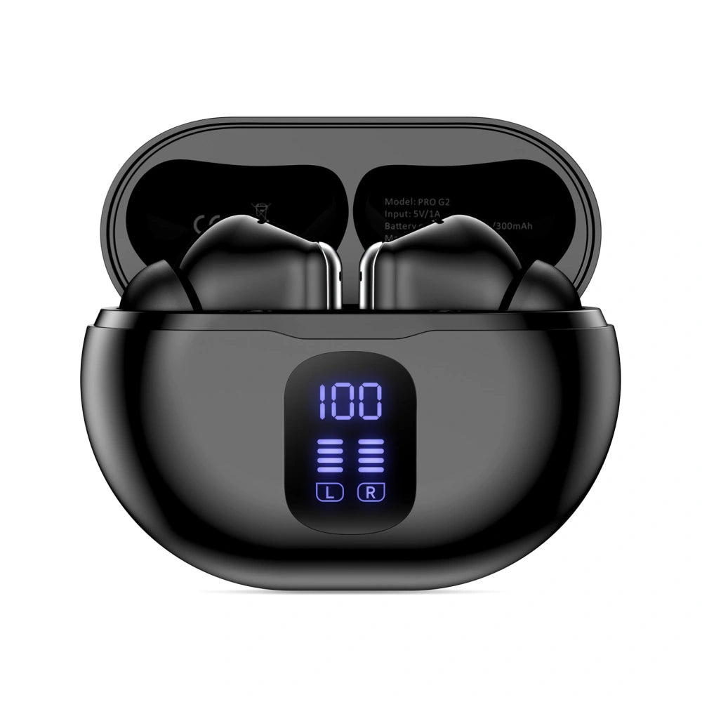 Handsfree Bluetooth Tech-Protect Ultraboost Pro G2, TWS, Svart