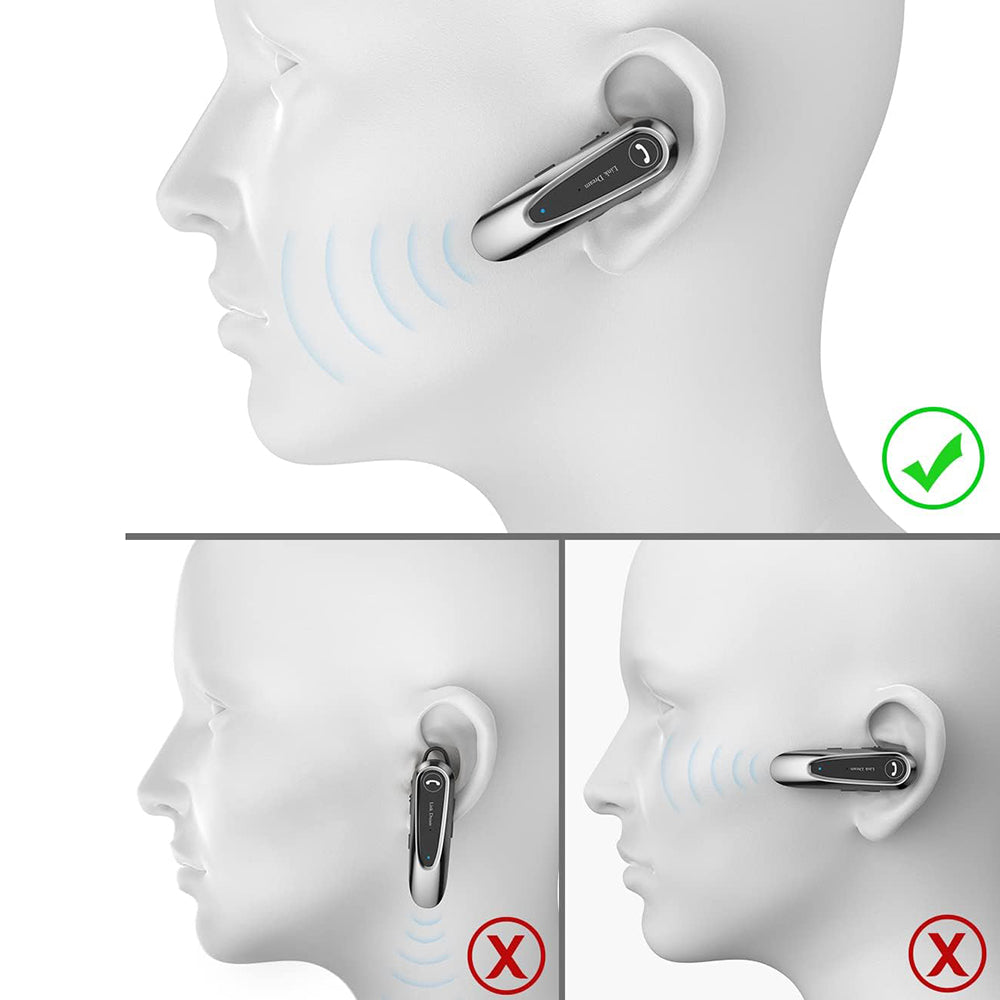 Handsfree Bluetooth Techsuit CB2 AirTalk, A2DP, Svart