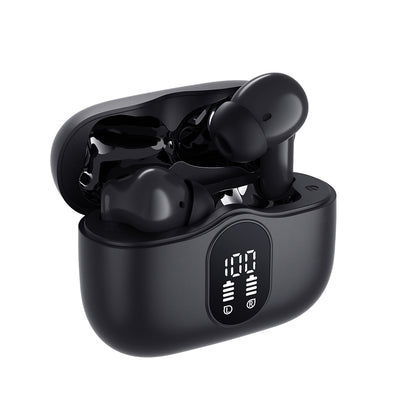 Handsfree Bluetooth Techsuit CW3 WaveBeat 100, TWS, ANC, Svart