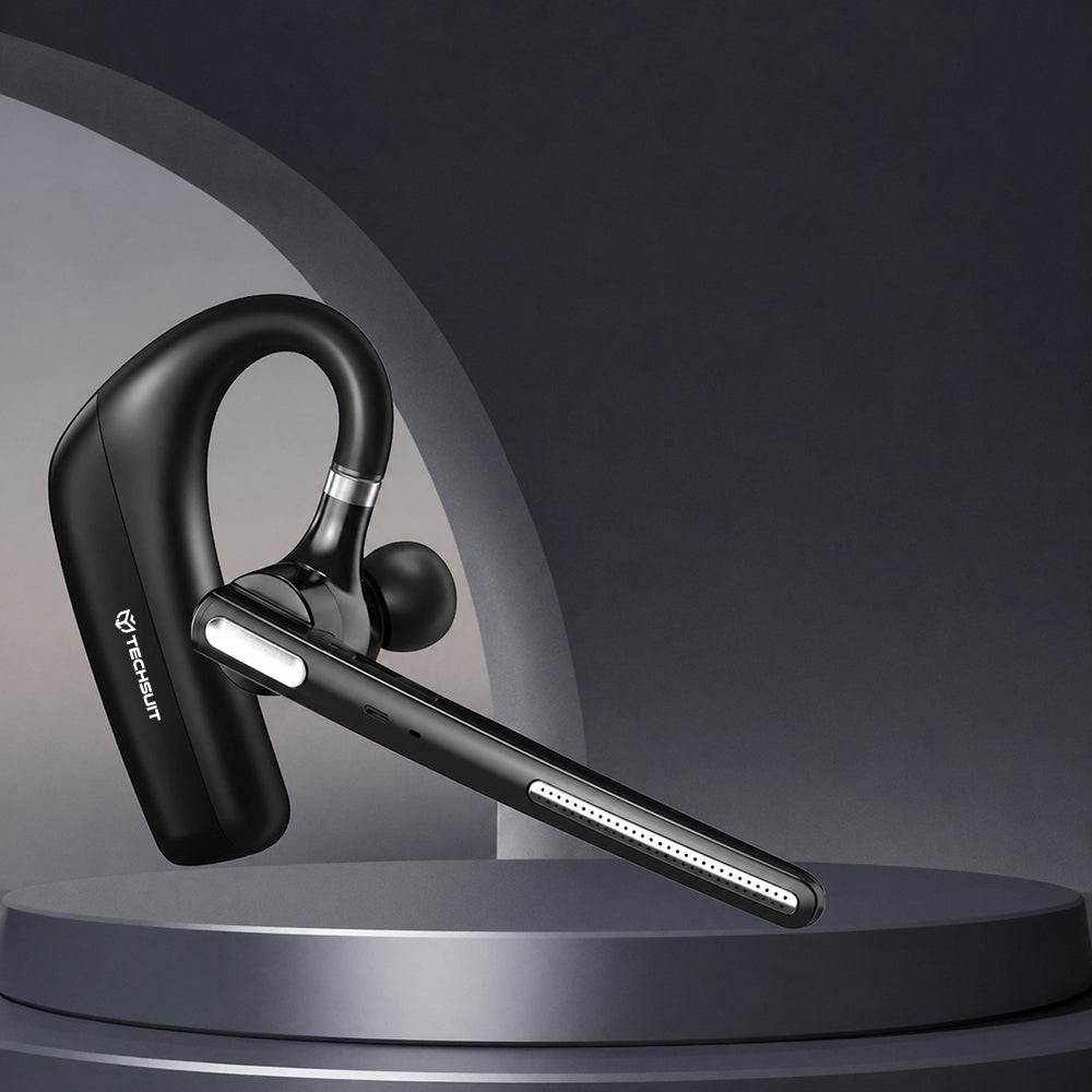 Handsfree Bluetooth Techsuit PowerTalks G6, MultiPoint, A2DP, Svart