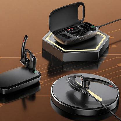 Bluetooth-headset Techsuit SoundForce Pro G10 för callcenter, A2DP, svart