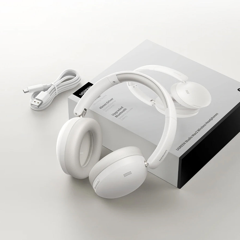 Handsfree Bluetooth UGREEN HiTune Max 2 HP205, MultiPoint, A2DP, ANC, Svart