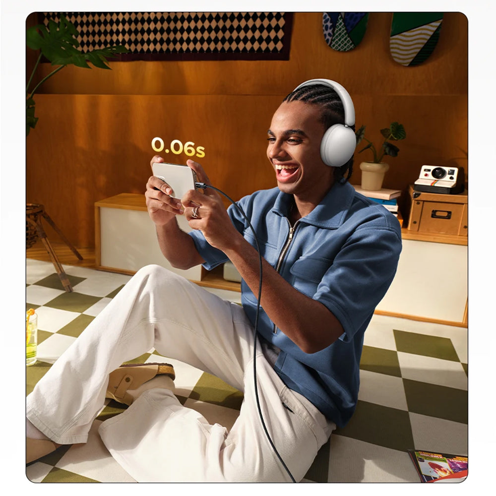 Handsfree Bluetooth UGREEN HiTune Max 2 HP205, MultiPoint, A2DP, ANC, Svart