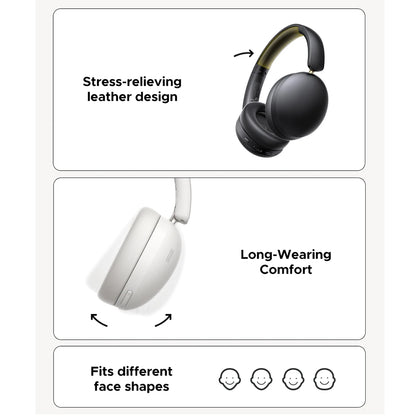 Handsfree Bluetooth UGREEN HiTune Max 2 HP205, MultiPoint, A2DP, ANC, Svart