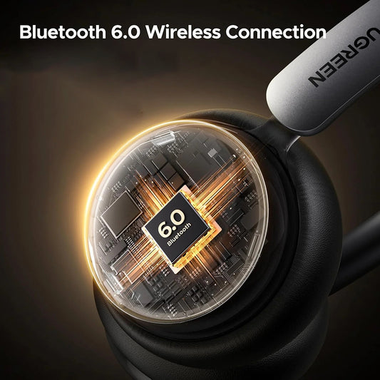 Handsfree Bluetooth UGREEN HiTune Studio Plus HP207, A2DP, ANC, Silver