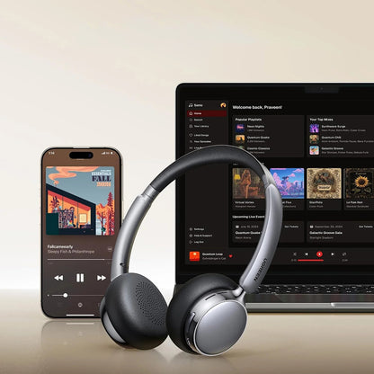 Handsfree Bluetooth UGREEN HiTune Studio Plus HP207, A2DP, ANC, Silver