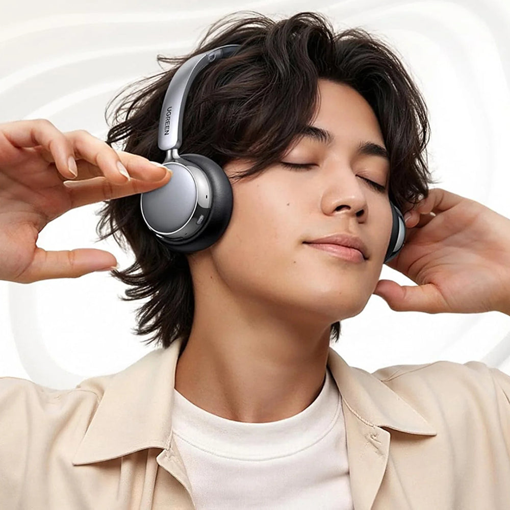 Handsfree Bluetooth UGREEN HiTune Studio Plus HP207, A2DP, ANC, Silver