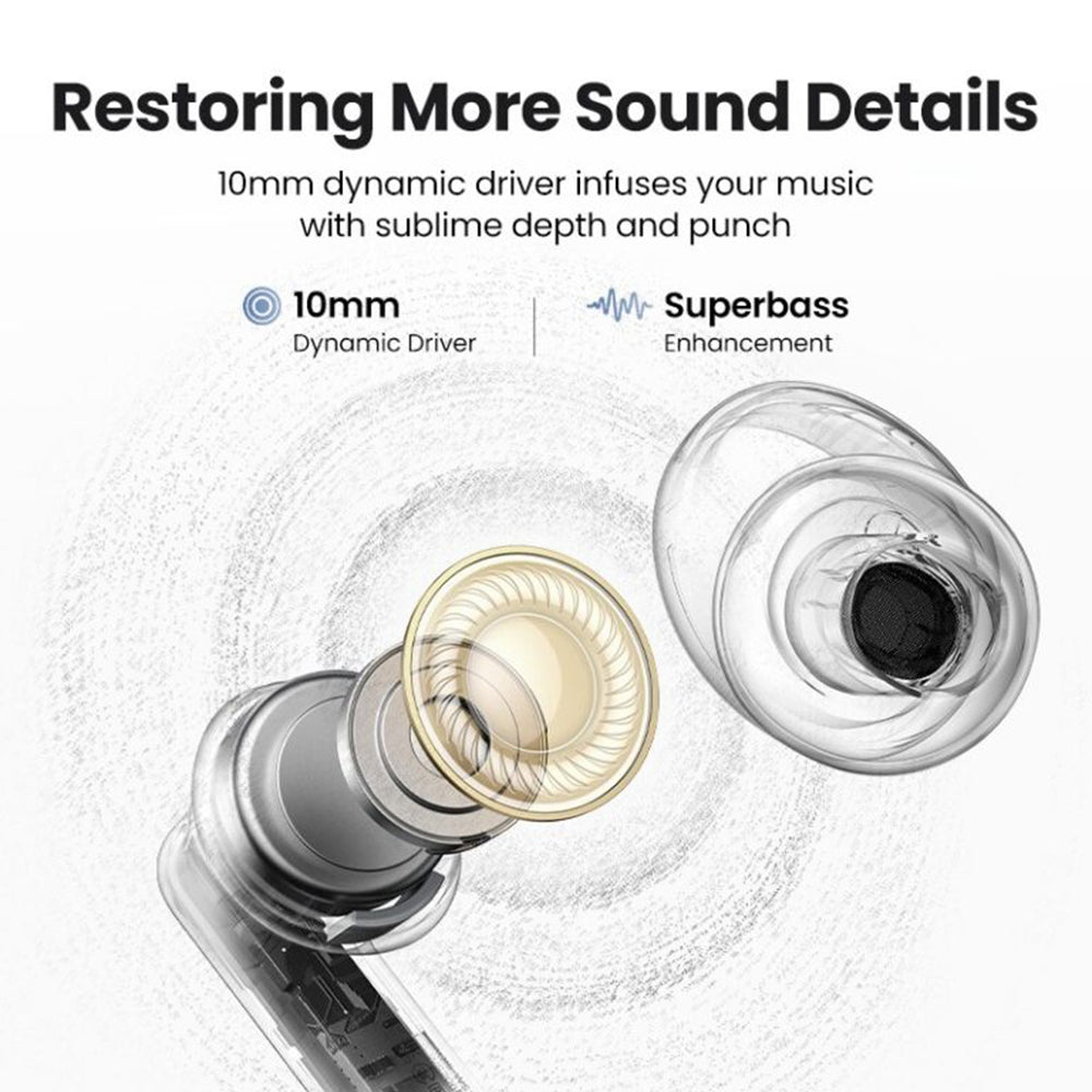 Handsfree Bluetooth UGREEN HiTune T3 Pro WS206, TWS, ANC, MultiPoint, Vit