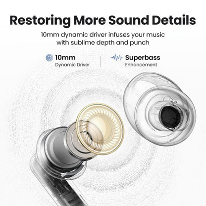 Handsfree Bluetooth UGREEN HiTune T3 Pro WS206, TWS, ANC, MultiPoint, Vit