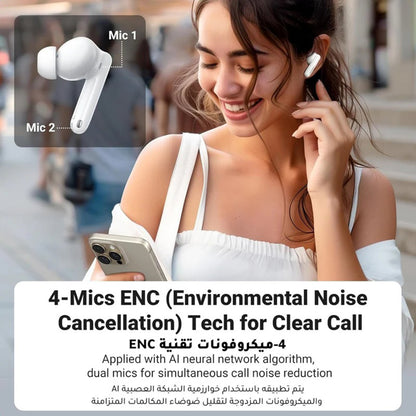 Handsfree Bluetooth UGREEN HiTune T3 Pro WS206, TWS, ANC, MultiPoint, Vit