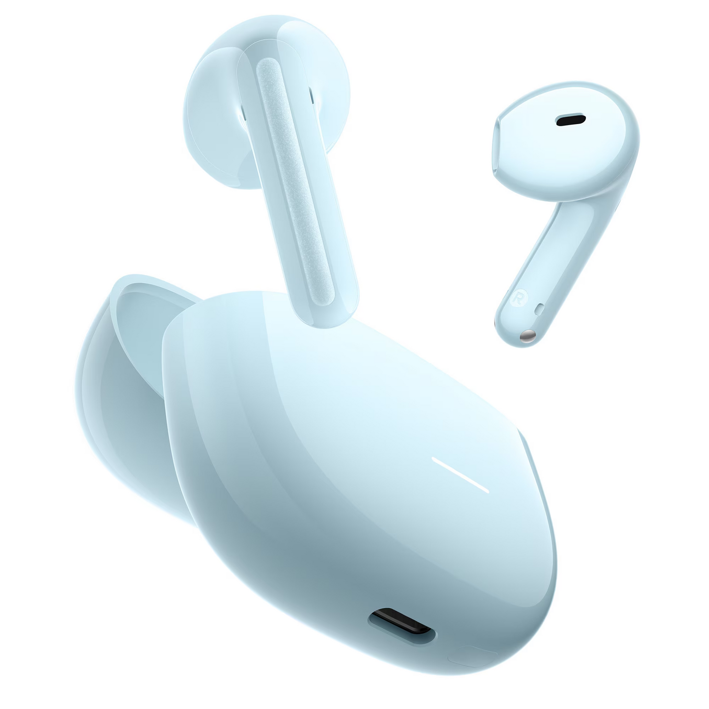 Bluetooth-handsfree Xiaomi Redmi Buds 8 Active, TWS, MultiPoint, Blå BHR08JPGL