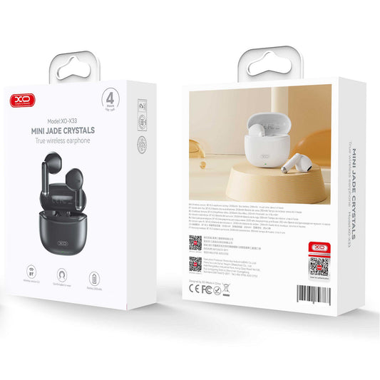 Handsfree Bluetooth Bluetooth XO Design X33, TWS, Svart 