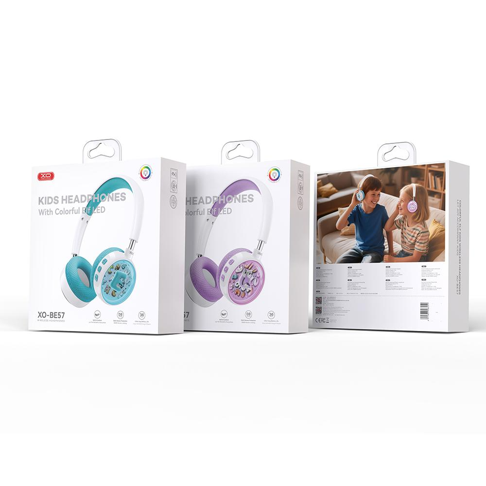 Handsfree Bluetooth XO Design BE57 Cartoon Kids, A2DP, Blå