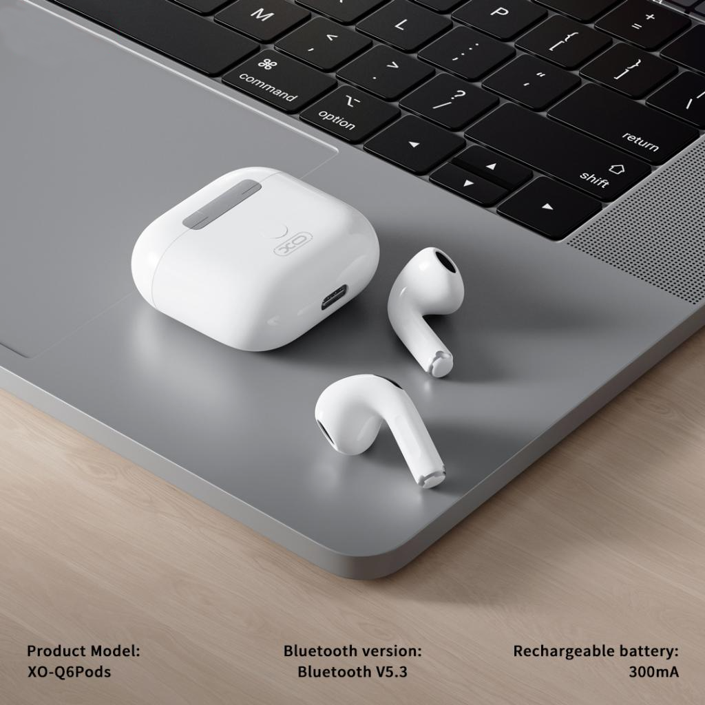 Handsfree Bluetooth XO Design Q6 Pods, TWS, Vit