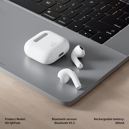 Handsfree Bluetooth XO Design Q6 Pods, TWS, Vit