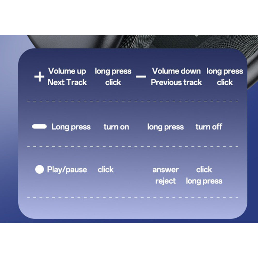 Handsfree Bluetooth Yesido EP10, A2DP, Svart
