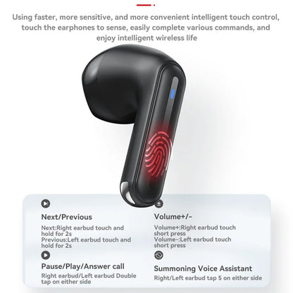 Handsfree Bluetooth Yesido TWS19, TWS, Svart