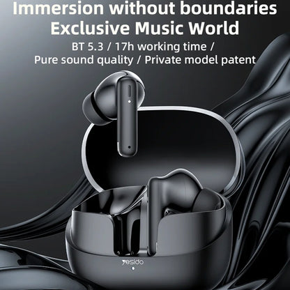 Handsfree Bluetooth Yesido TWS26, TWS, Svart