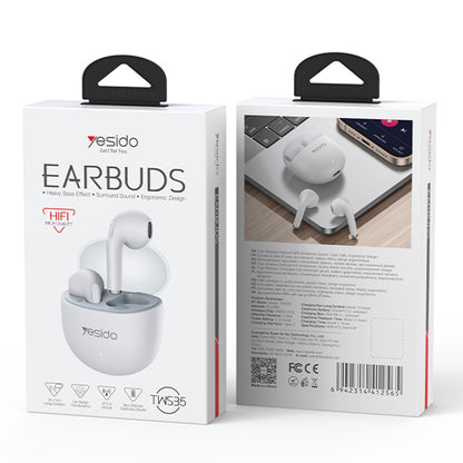Handsfree Bluetooth Yesido TWS35, TWS, Vit