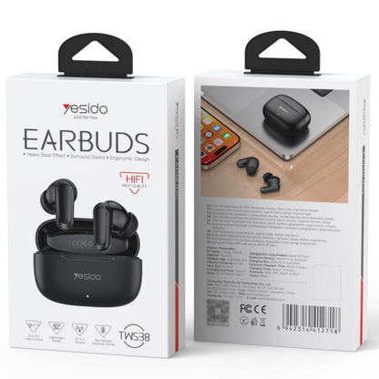Handsfree Bluetooth Yesido TWS38, TWS, Vit