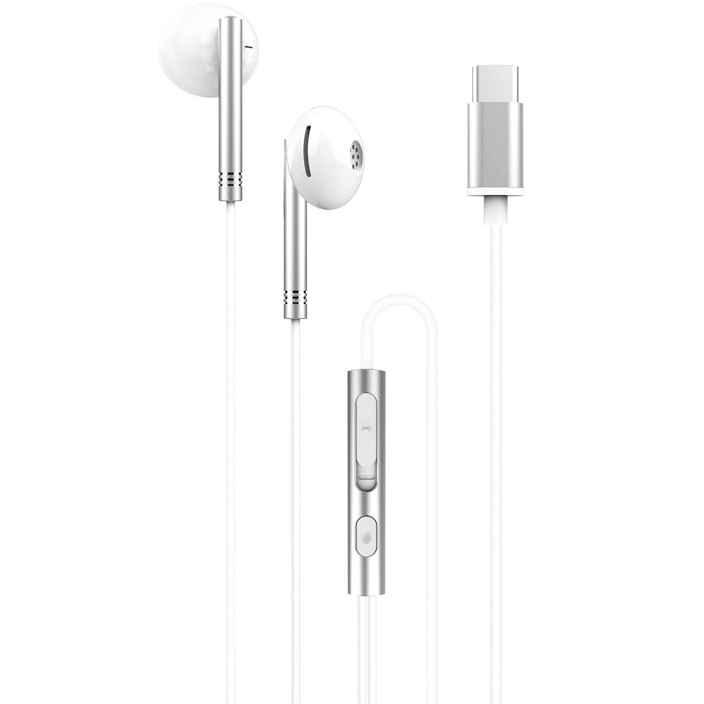 Handsfree USB-C XO Design EP29, Silver