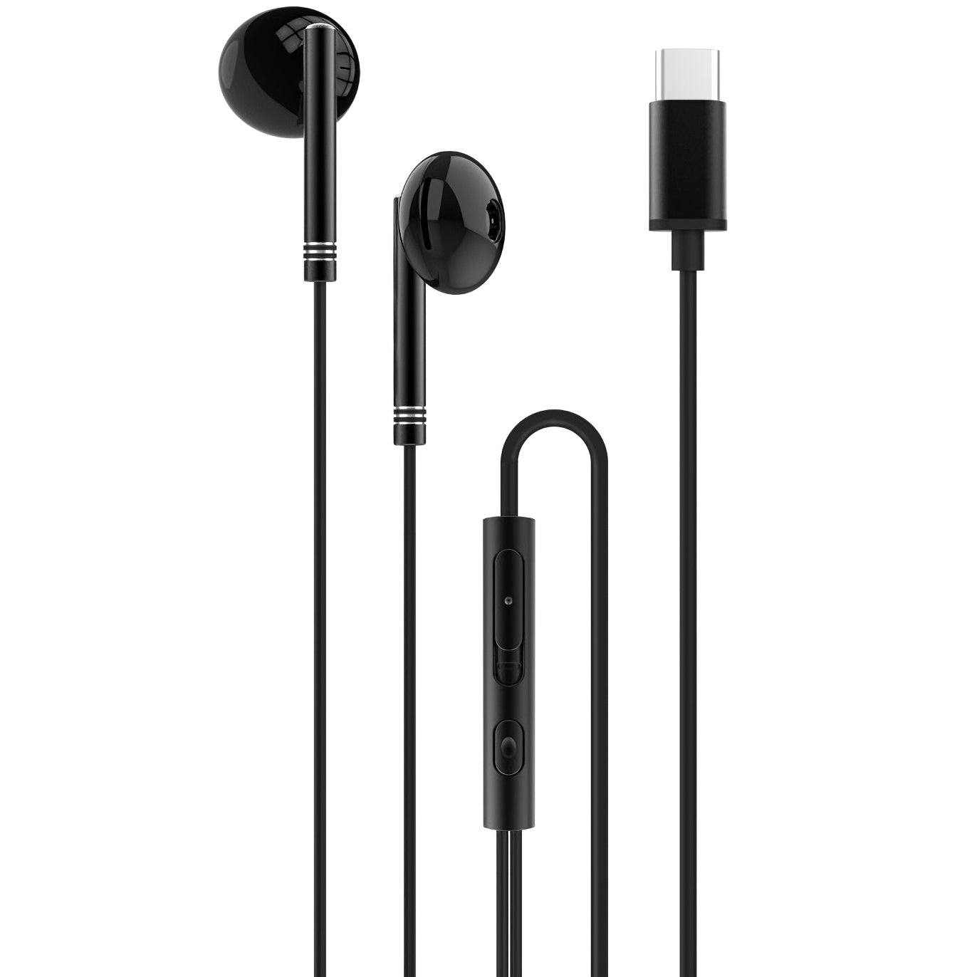 Handsfree USB-C XO Design EP29, Svart