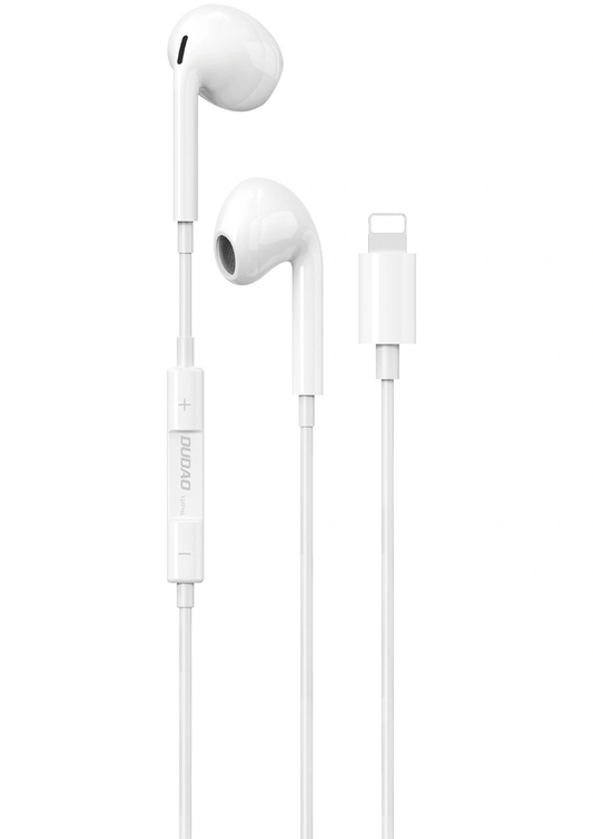Handsfree Lightning Dudao X14PROL-W1, Vit