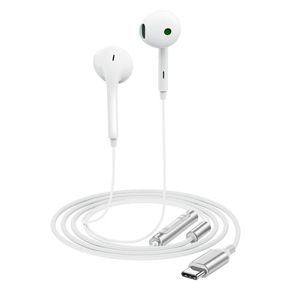 Handsfree USB-C Acefast L7, Vit
