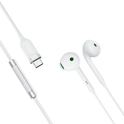 Handsfree USB-C Acefast L7, Vit