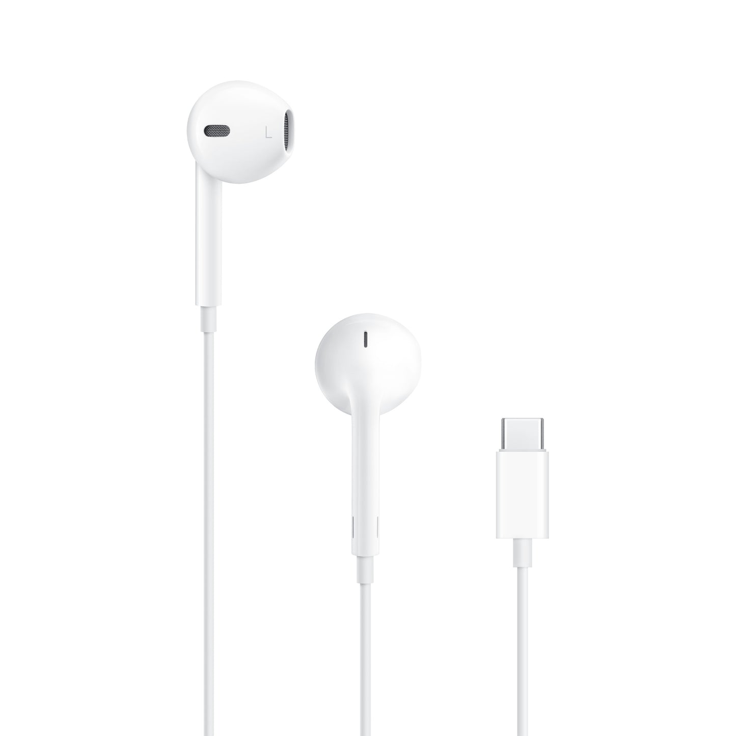 Handsfree USB-C Apple EarPods, Vit, Återförpackad MTJY3AM/A