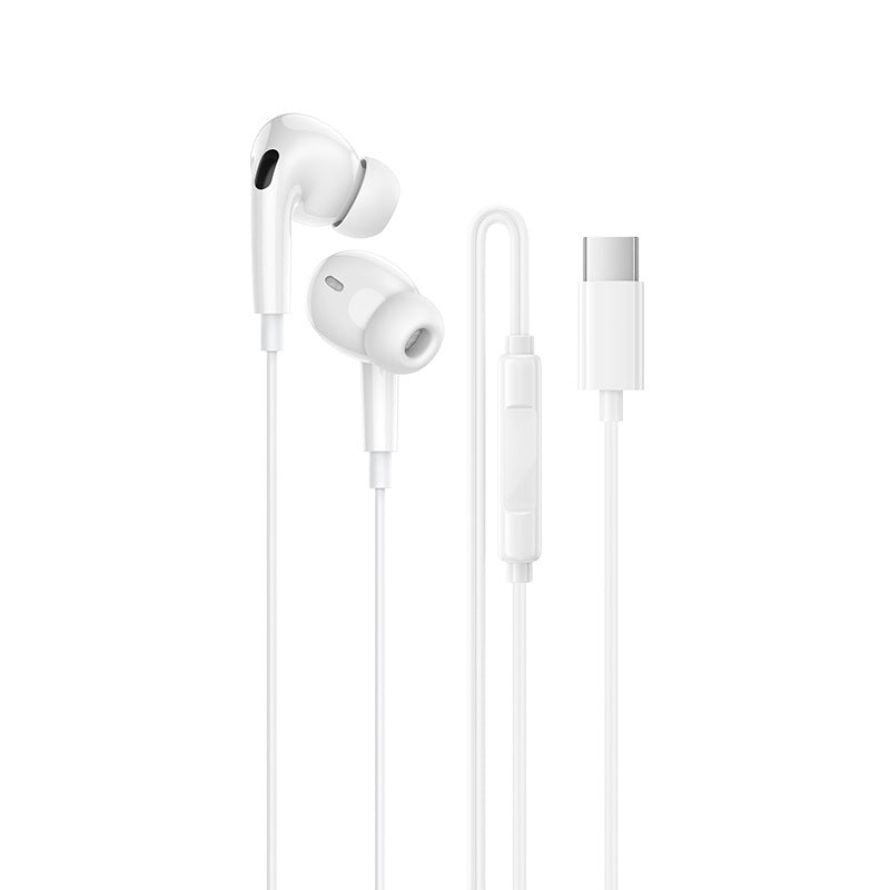 Handsfree USB-C Borofone BM100 Pro Fuente, Vit