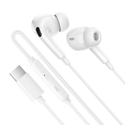 Handsfree USB-C Borofone BM100 Pro Fuente, Vit