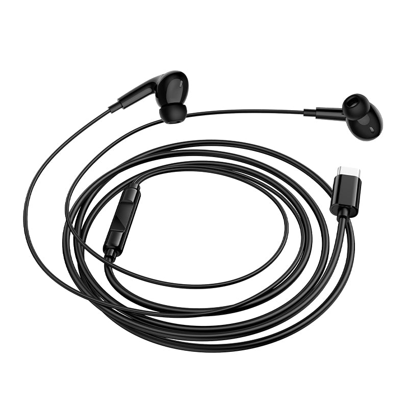 Handsfree USB-C Borofone BM100 Pro Fuente, Svart