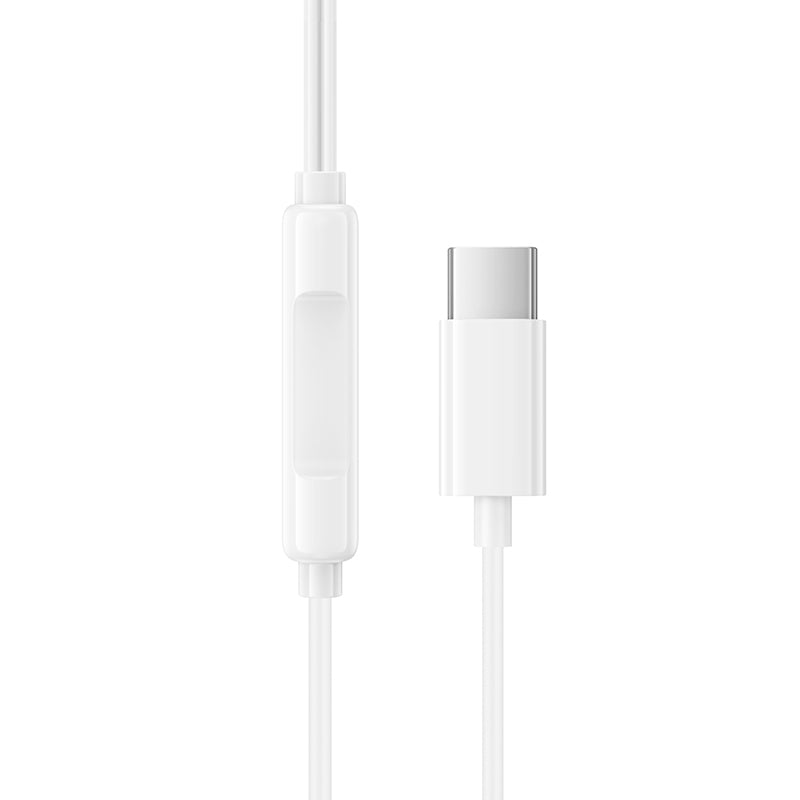 Handsfree USB-C Borofone BM100 Fuente, Vit