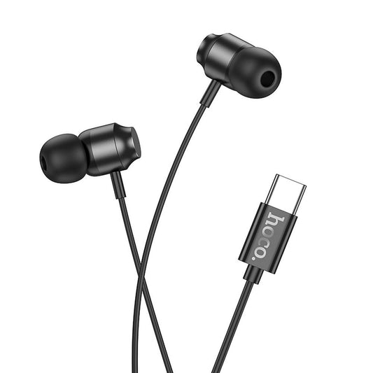 Handsfree USB-C HOCO M122, Svart