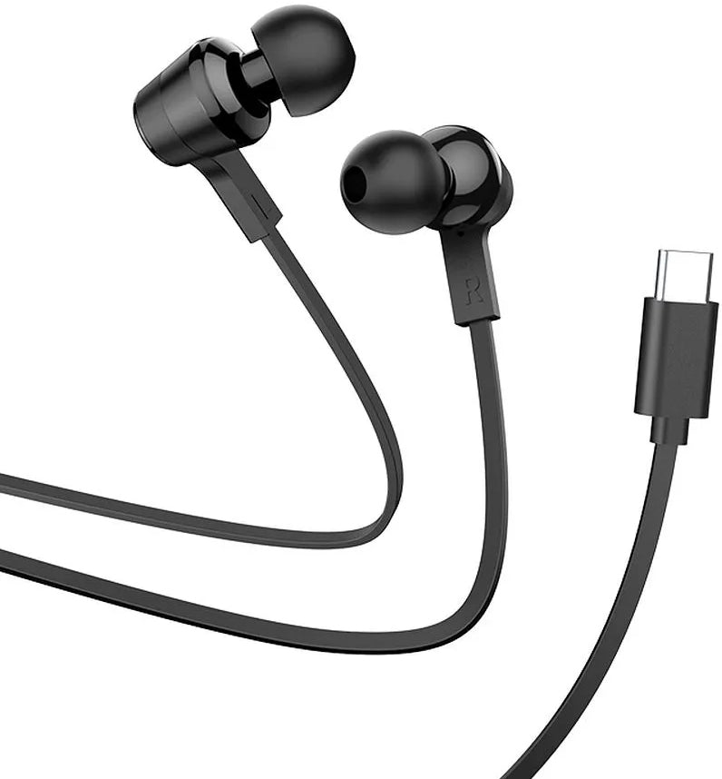 Handsfree USB-C HOCO M86, Svart