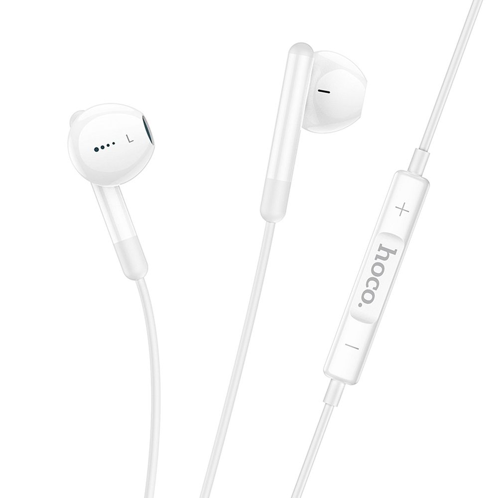 Handsfree USB-C HOCO M93, vit