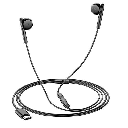 Handsfree USB-C HOCO M93, Svart